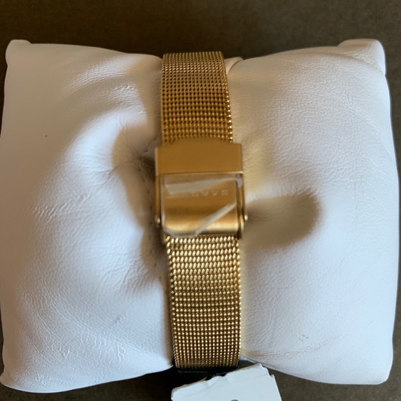 Skagen Anita Lille Gold-Tone Steel Mesh Women’s Watch - Picture 6 of 14